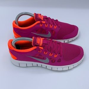 Nike Free 5.0 Purple Orange Running Shoe